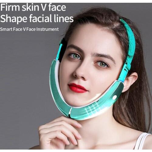IPL Vibration Face-Lifting Apparatus Facial Massage Micro-Current Phototherapy Heating V-Shaped Face USB Charging Skin Care Tool