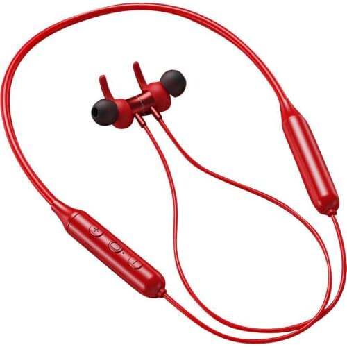 DD9 Hanging Neck Waterproof Magnetic Wireless Bluetooth Stereo Sports Earphone Noise Cancelling Headphones