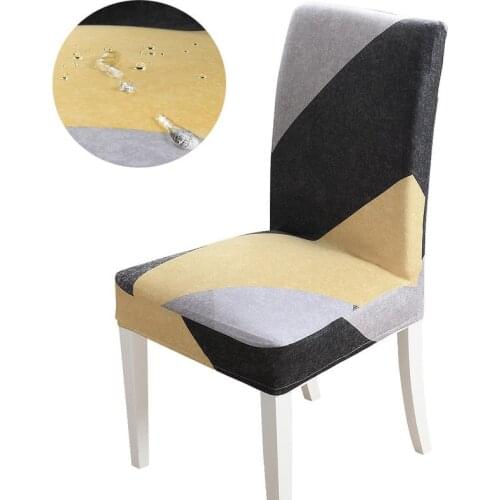 Yaapeet 4pcs Geometric Chair Covers Pretty Plant Printed Chair Seat Case Retro Bohemia Chair Slipcovers Christmas Chair Covers