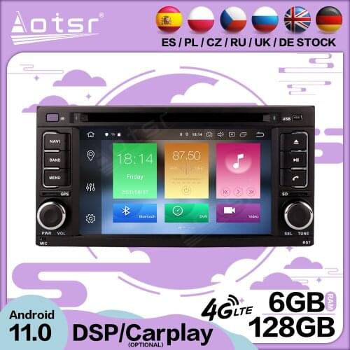 128G Carplay Android 11 For Subaru Forester Impreza 2008-2013 Multimedia GPS Video Player Radio Receiver Audio Stereo Head Unit