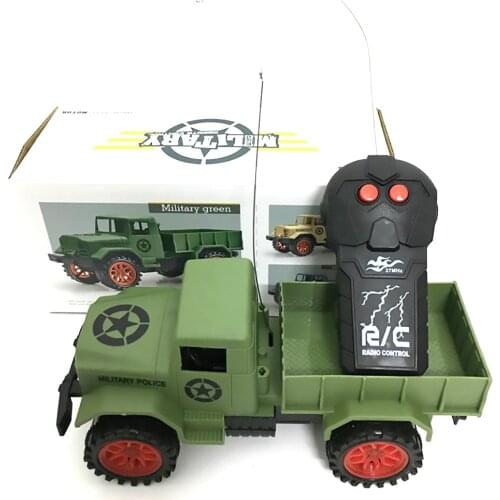 1/24 27Mhz 4WD Crawler Off Road RC Car RTR Vehicle Models Military Truck