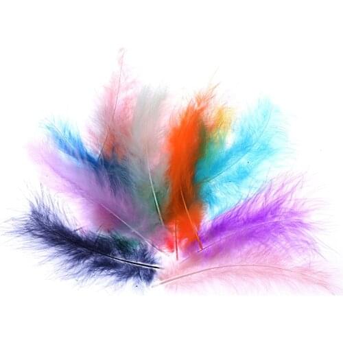 50pcs Natural Goose Feathers 9-15Cm Swan Plume DIY Carnival Decoration Craft DIY Jewelry Accessories