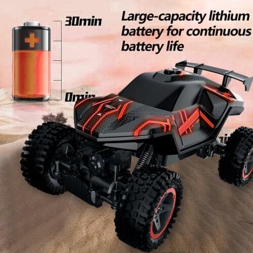 922-16B RC Car 1:16 2.4G 4WD Remote Control Crawler Car Trucks Off-Road Vehicle With LED Light And Spray Toys For Kids