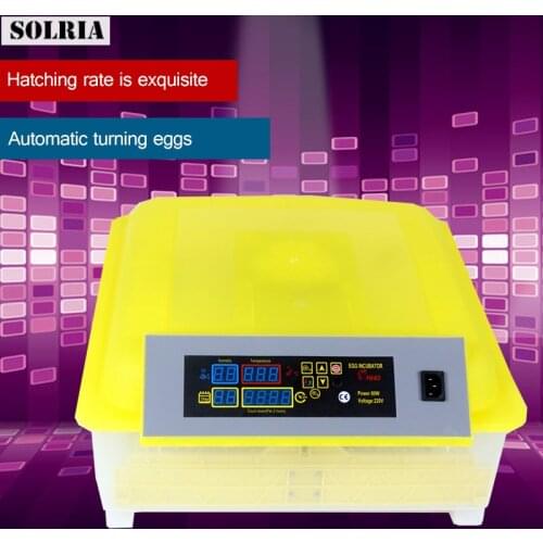 48 Eggs Automatic Incubator Hatcher Clear Egg Turning Temperature Control Poultry Hatcher Farm Hatchery Home Brooder Tools