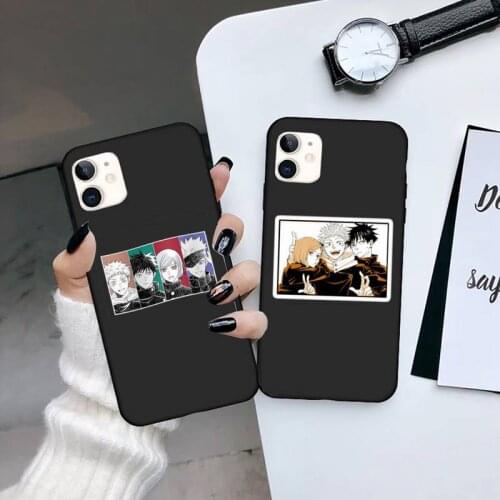 Hot Anime Jujutsu Kaisen Phone Case for iPhone 7 8 11 12 Pro X XS XR Samsung A S 6 7 9plus 10plus 21s 71