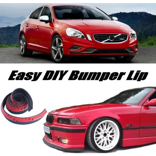 Bumper Lip Deflector Lips For Volvo S60 S60L Front Spoiler Skirt For Car Tuning View / Body Kit / Strip