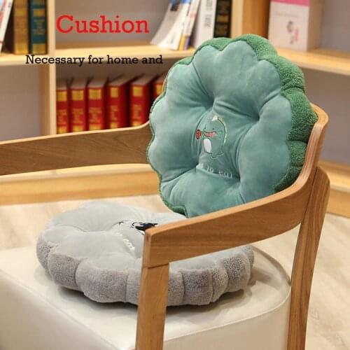Breathable Home Office Chair Seat Cushion Cartoon Logo Round Stool Cushion Mat Hassock Yoga Kneeling Pad
