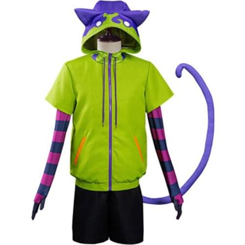 Anime SK8 the Infinity Miya Cosplay Uniform Dress Hoodie Jacket Shorts Shirt Socks Tail Halloween Party Outfits Chinen SK8 Suit