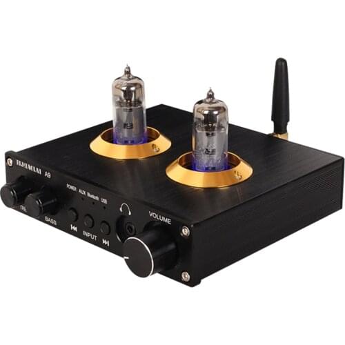 M7 Multifunctional Bluetooth 5.0 6K4 tube Headphones Amplifier SUB Lossless music player tube Audio Preamplifier