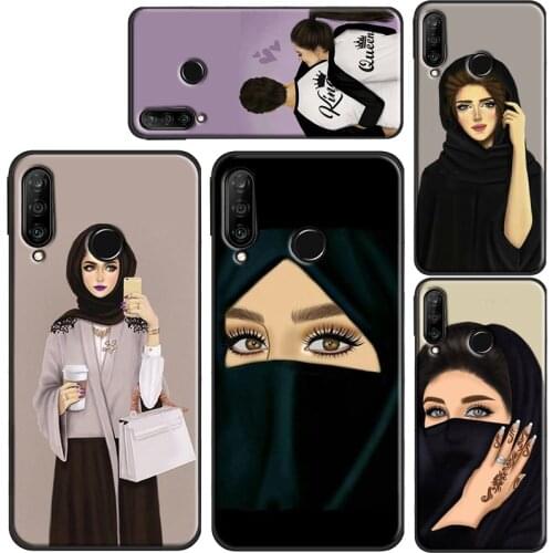 Muslim Islamic Eyes Arabic Hijab Girl Case for Huawei Honor 10i 10 20 Lite 8X 7A Pro 7C 9X 9 8A 8C 8S Y6 Y9 Y7 2019 Nova 5T