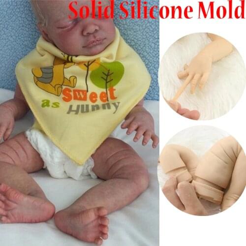 Solid silicone reborn baby doll kit/reborn-doll-kits Rare limited unpainted blank doll kit