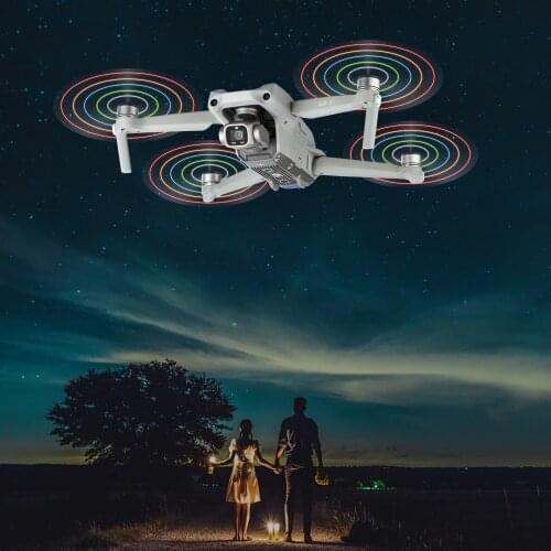 STARTRC Mavic Air 2 LED Lights Flash Propeller 7238F Rechargeable Propeller Night Flying For DJI Mavic Air 2 Drone Propelle