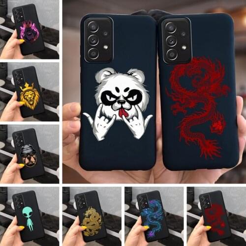 For Samsung Galaxy A72 Case SM-A725F Soft Silicone Cool Fashion Cover For Samsung A72 A 72 5G A726B Phone Cases Shockproof Coque