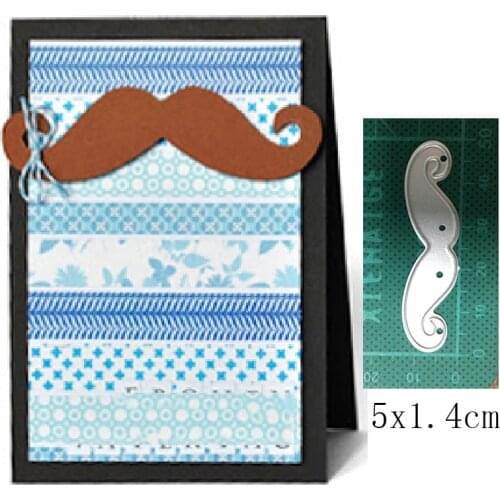 Craft dies metal cutting dies cut die mold beard mustache Scrapbooking dies paper crafts knife mould blade punch stencils dies