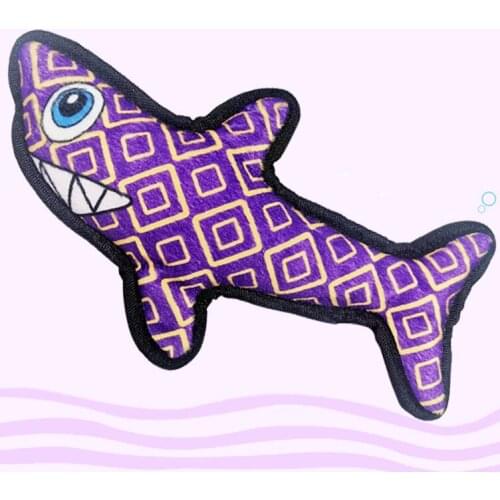 Marine Animal Series Plush Pets Toys Puppy Chew Toy Puzzle Ite-Resistant Teeth Cleaning for Cats and Dogs Accessories