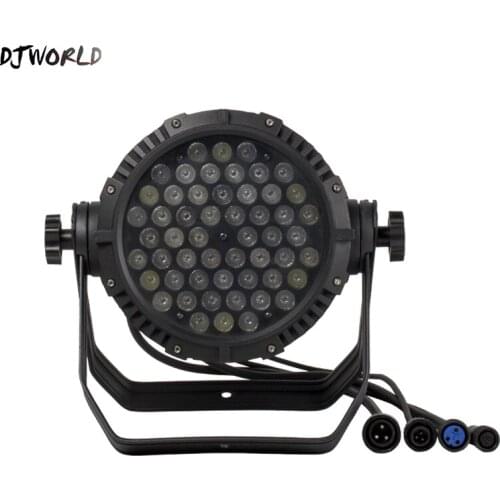 LED 54x3W Waterproof Large Cast Aluminum Monochrome Par Light DMX512 Suitable for Party Wedding KTV Bar Restaurant Concert