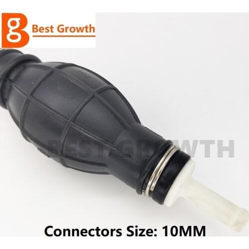 Fuel Pump 10mm Marine Outboard Hand Primer Bulb Tansfer Rubber Tube Aluminum For Cars Ship Boat Marine HIGH QUALITY