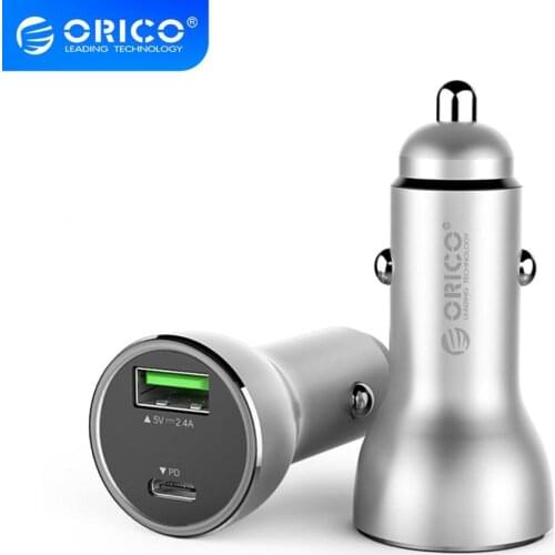ORICO 30W PD3.0 Car Charger USB Quick Charger For Samsung iPhone XS Max Xiaomi mix3 USB PD Type C Car-Charger