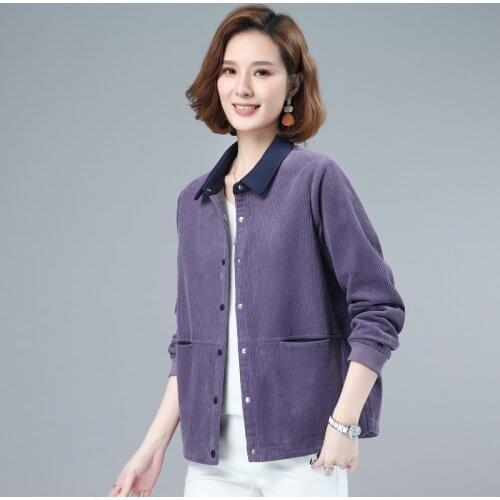 2021 New Spring and Summer Women Long Sleeve Cotton Jackets Coats Fashion Ladies Coats