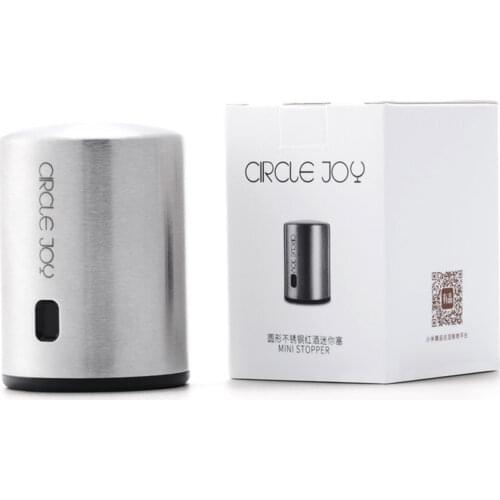 Xiaomi 100% Original Smart Wine Stopper Stainless Steel Electric Stopper Wine Corks Mi Circle Joy Vacuum Memory Wine Stopper