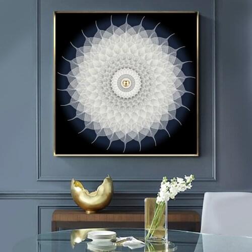 11CT Printed counted Pearl bodhi leaf chinese cross stitch Needlework DIY Sets Full embroidery Cross-Stitching Home decoration