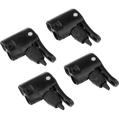 4 Bike Air Pump Nozzle Replacement Dual Head Presta Schrader Valve Tyre Tube Multi-use Connector