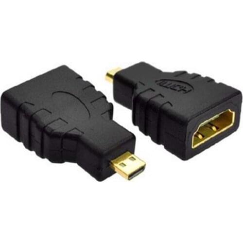 50pcs HDMI Female to Micro HDMI Male Connector Micro HDMI to HDMI Adapter For Mobile Phone Tablet PC