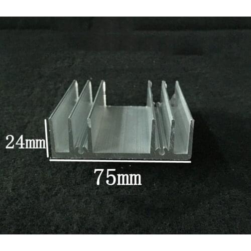 75*24*100 Computer Water Cooling System Aluminum HeatSink Heat Sink radiator for Electronic IC Chip LED RAM COOLER PCBA Cooling