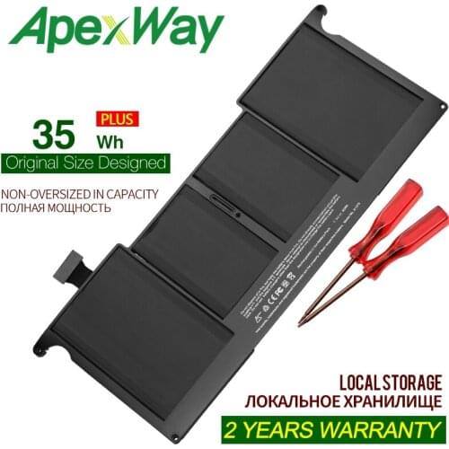 ApexWay 35Wh 7.3V laptop Battery for Apple MacBook Air 11" A1370 2010 year Replace A1375 Free shipping