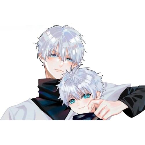 For Killua Hunter Anime Car Assessoires Stickers Motorcycle Decal Campervan Vinyl Car Wrap Decoration 13cm*9cm