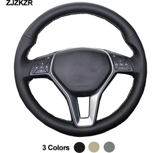 Car Auto Steering-Wheel Cover For Mercedes-Benz A-Class 2013-2015 B-Class 2011-2014 CLA-Class 2013 2014 Volant Car Accessories