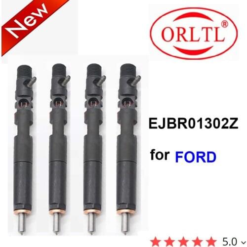 4PC Auto Fuel Injector EJBR01302Z Injector Nozzle R01302Z for FORD Tourneo Connect 1.8L TDCi Van (90bhp)