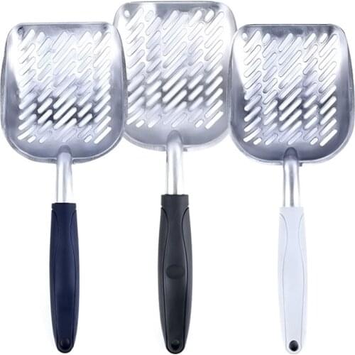 Cat Litter Scoop Large Metal Cat Litter Scoop For Strainer With Deep Shovel And Ergonomic Handle Made Of Heavy Solid