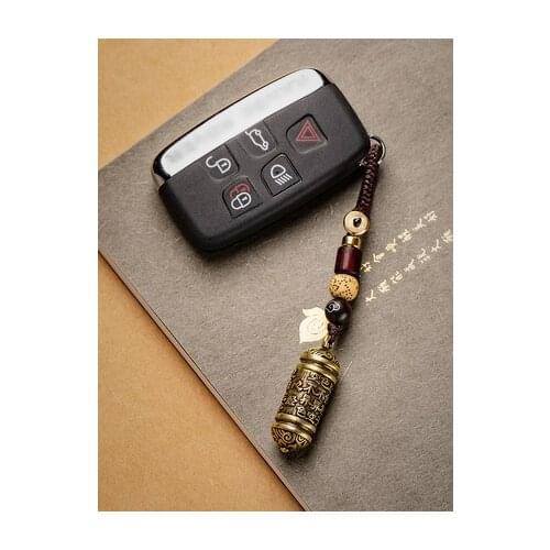 For Citroen C5 AIRCROSS c-Elysee C-QUATRE C5 Car keychain Brass pendant beautiful Decoration car accessories