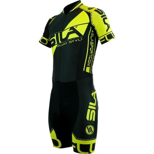 SILA Sport Cycling Jersey Men Triathlon Clothing Skinsuit Ropa Ciclismo Bike Outdoor cycling Jumpsuit Monkey Skating Suit 2021
