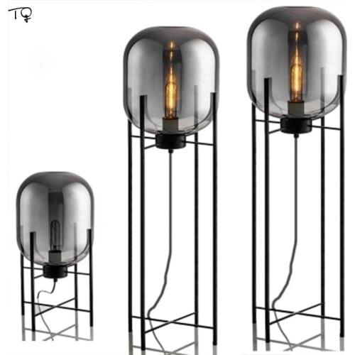 Nordic Design Individual Glass Table Lamps Home Decor Simple Modern Floor Lamp Living Room Bedroom Bedside Restaurant Cabinet