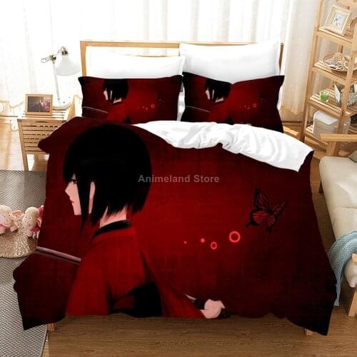 2021 New Attack On Titan Bedding Set Anime Cartoon Luxury Kids Gift Duvet Cover Sets Comforter Bed Linen Queen King Single Size