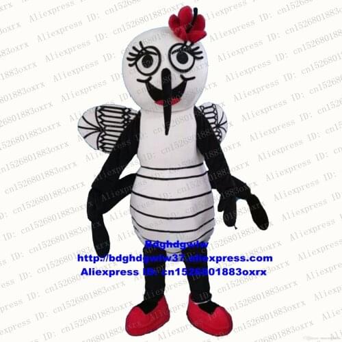 Mosquito Moustique Crane fly Mascot Costume Adult Cartoon Character Outfit Opening And Closing Tourist Attractions zx888