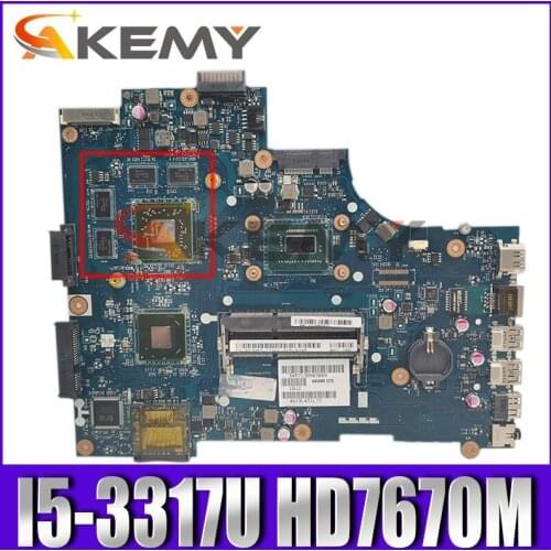 LA-9104P Laptop motherboard for Dell Inspiron 15R 3521 5521 original mainboard I5-3317U AMD video card