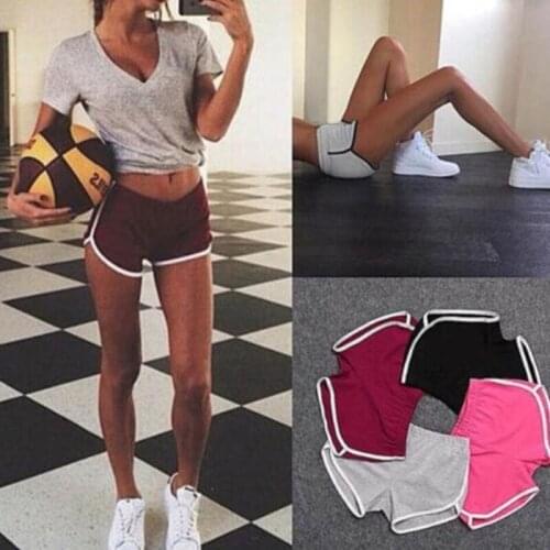 Summer Women Sports Shorts Short Pants Gym Workout Waistband Running Jogging Short Womens Seamless Yoga Shorts Jogging Short