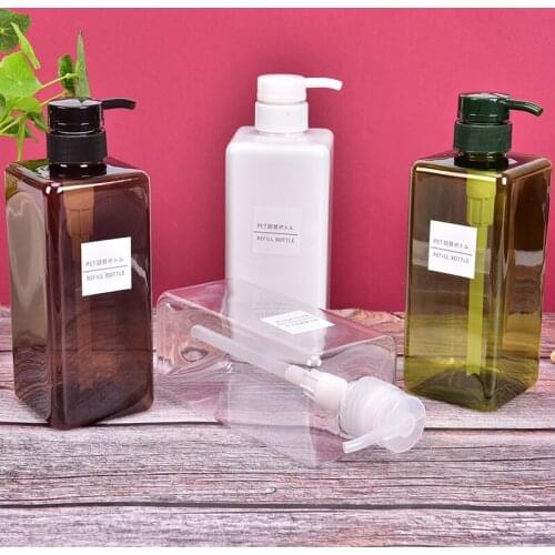 Hot! 650ml Plastic Empty Pump Dispenser Bottle Shampoo Lotion Shower Gel Bottle