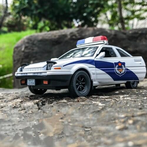 Hot new products alloy pull back AE86 car model,1:32 simulation sound design,4-door car toy,free shipping