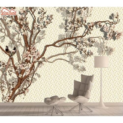 Floral Nature Mural Wallpaper 3d Contact Wall Paper Papers Home Decor Wallpapers for Living Room Sofa Background 8d Murals Rolls