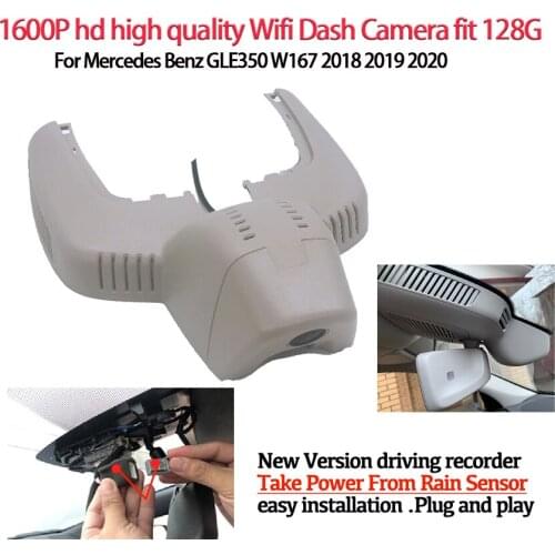 NEW ! Plug and play Car DVR WIFI Dash Camera Video Recorder Dash Cam Camera For Mercedes Benz GLE350 W167 2018 2019 2020 2021