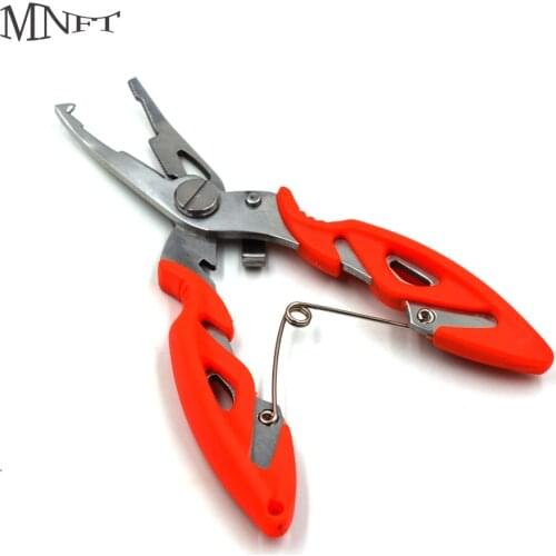 MNFT 12cm Fishing Pliers Line Cutter Hook Remover Remover Line Cutter Tools Fish Use Tongs Scissors Fishing Pliers 5 Colors