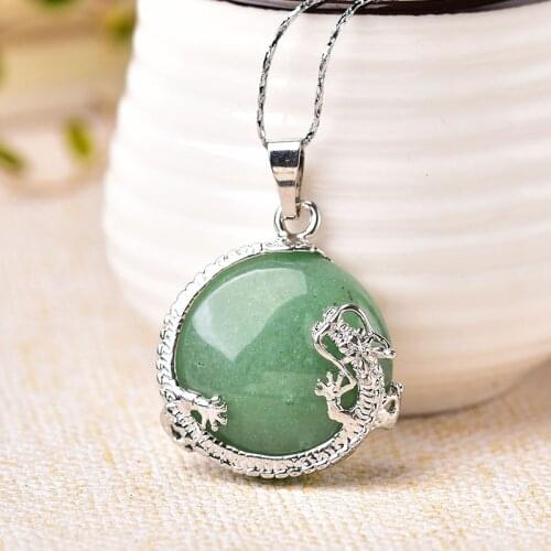 1PC Natural Crystal Amethyst Rose Quartz Dragon Pendant Mineral Jewelry Quartz Mineral Jewelry Couple Ornament Holiday gift