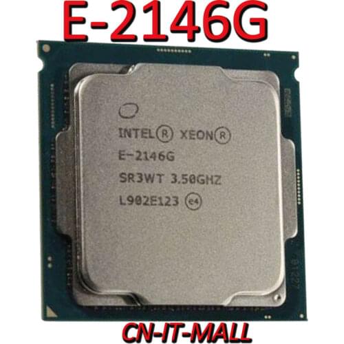 Pulled Xeon E-2146G CPU 3.5GHz 12MB 6 Core 12 Threads LGA1151 Processor