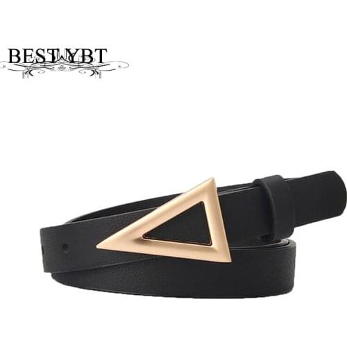 Best YBT Leather Belt For Women Belt for Jeans Pin Buckle Jeans Black Belt Chic Luxury Brand Fancy Vintage Strap Female Womens