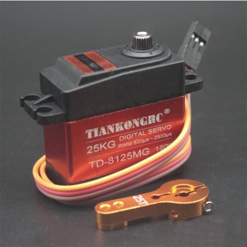 25kg Digital Steering Gear Servos High-Torque Metal Shell Suitable For Bigfoot Off-Road Vehicles Hsp 94107 94111