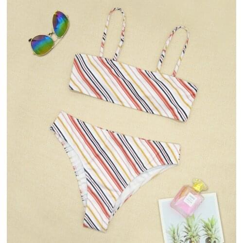 UBLOOM Striped Swimwear